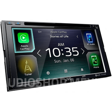 Autoestéreo Pantalla 2 DIN JVC KW-V85BT Apple Car Play Android Spotify - Audioshop México lo mejor en Car Audio en México -  JVC